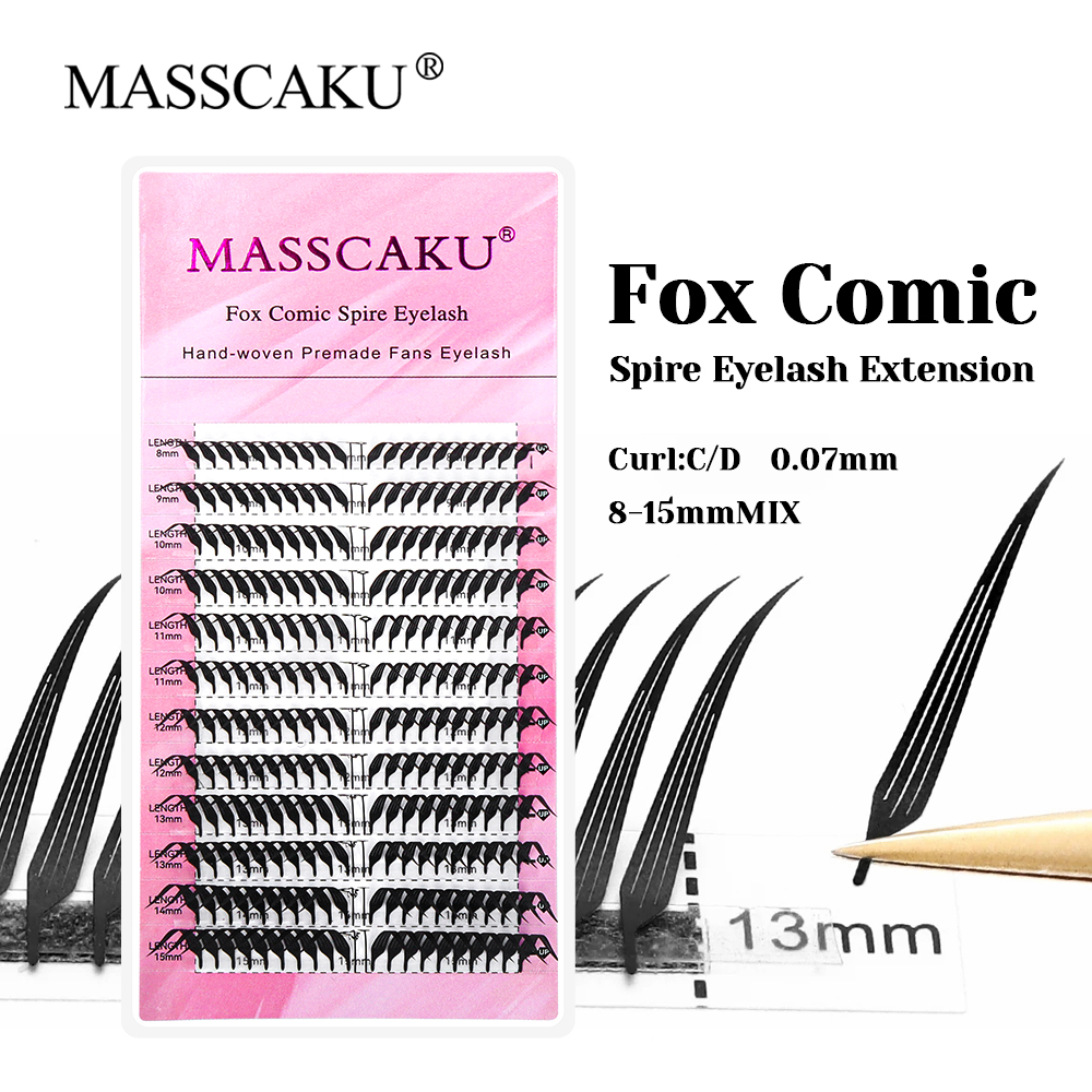Eyelash Extension Anime - MASSCAKU Fox Comic Spire Lash Extensions