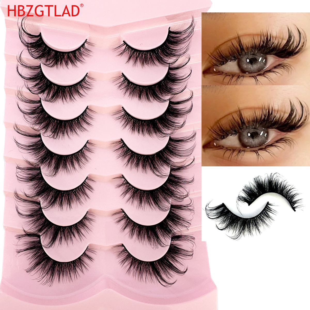 Eyelash Extension Volume Cat Eye - AMSDCN 5D Fluffy Volume Lashes Soft