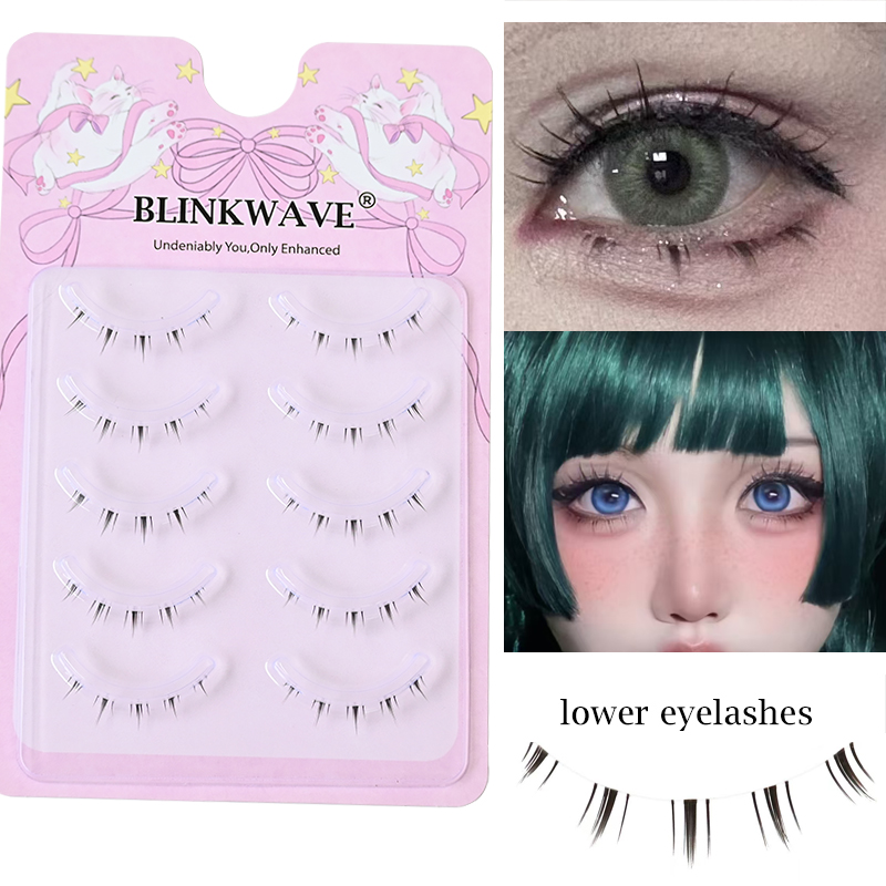 Eyelash Extension Anime - Manga Lower Strip Lashes Natural Wispy