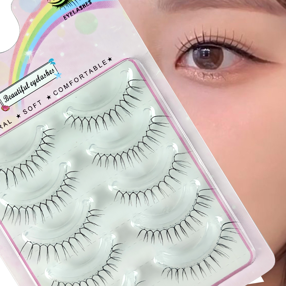 Eyelash Extension Process - 5 pairs of new materials and