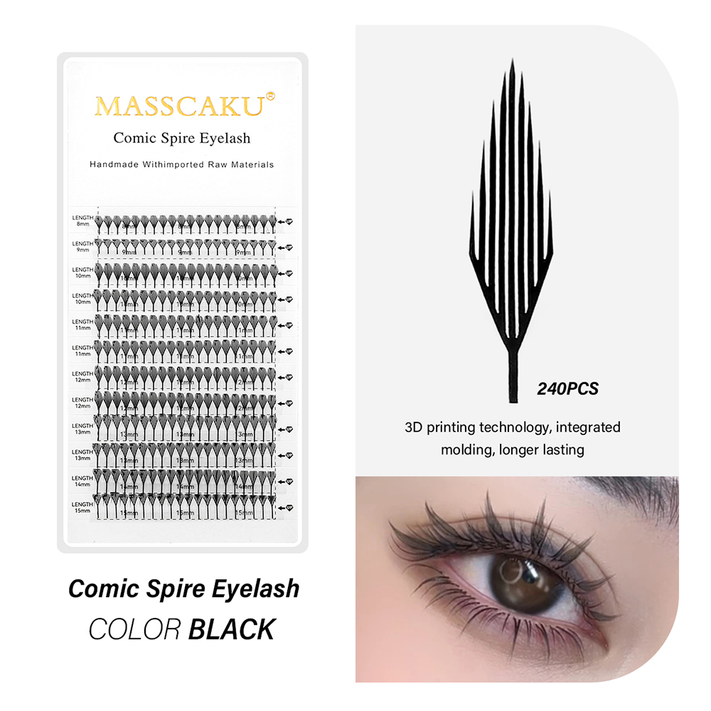 MASSCAKU Fox Comic Spire Lash  - Eyelash Extension Anime のレビューと価格