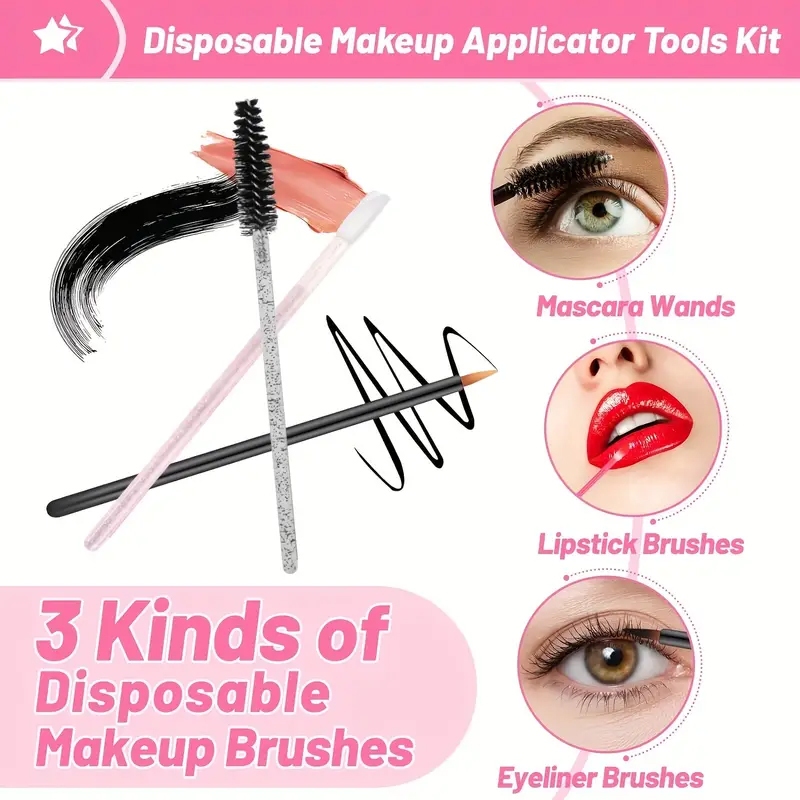 80pcs Professional Makeup Brus - Eyelash Extension Eyeliner のレビューと価格