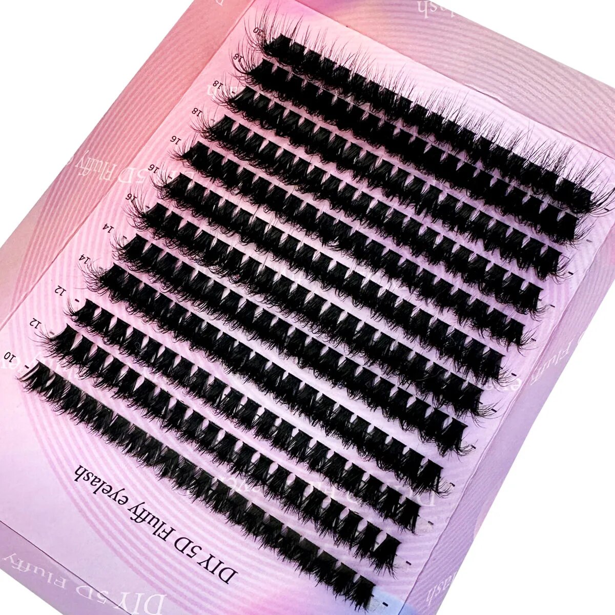 240Ps DIY 5D Fluffy Lash Clust - Eyelash Extension Anime のレビューと価格