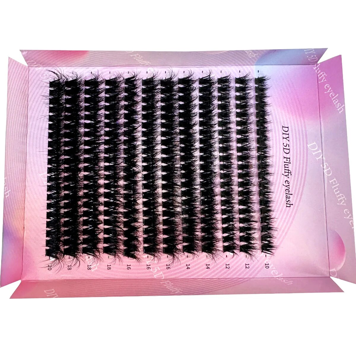 240Ps DIY 5D Fluffy Lash Clust - Eyelash Extension Anime のレビューと価格