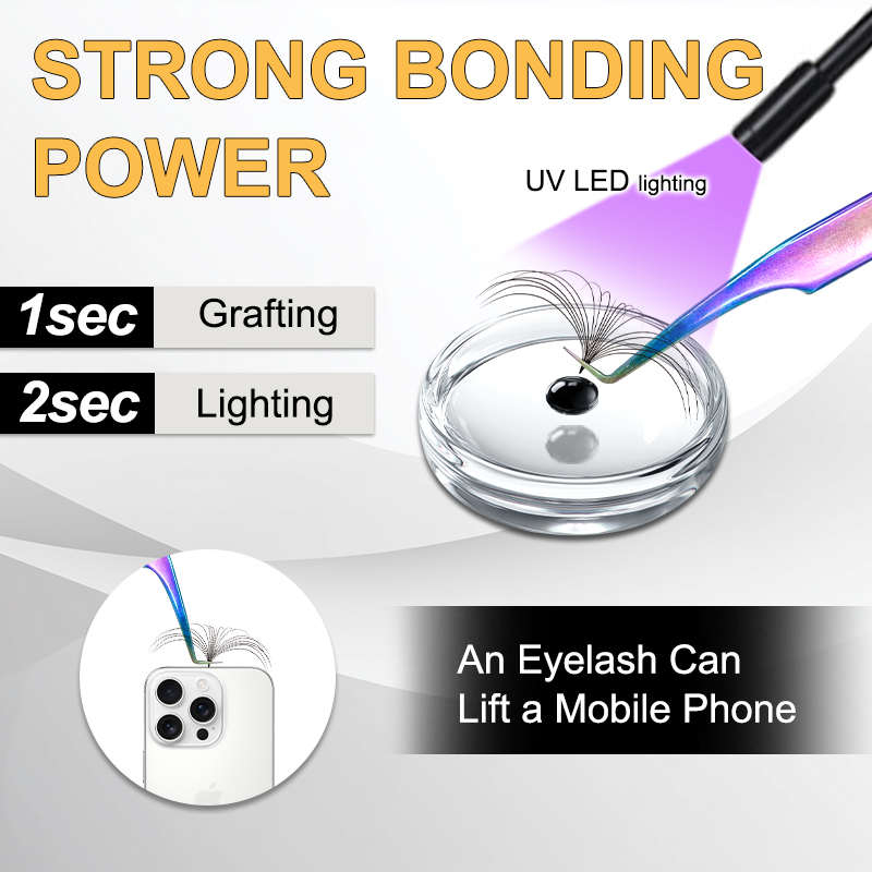 JOMAY 5ml Lashes Adhesive 0.5S - Eyelash Extension Uv Glue のレビューと価格