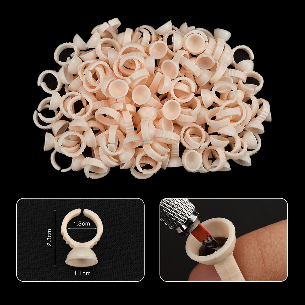 Silicone Permanent Makeup Ring - Eyelash Extension Permanent のレビューと価格
