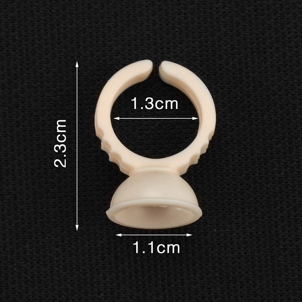 Silicone Permanent Makeup Ring - Eyelash Extension Permanent のレビューと価格