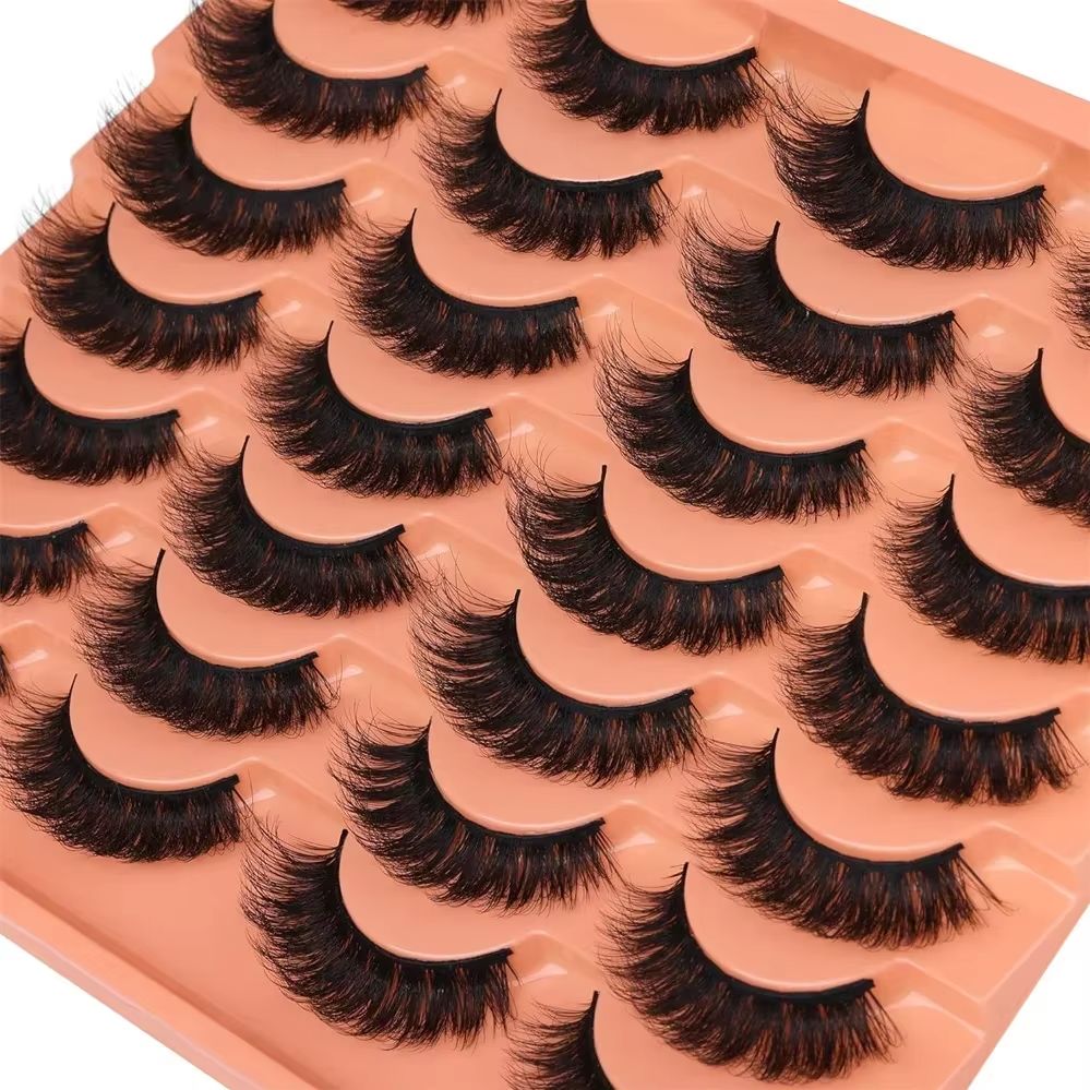 14 Pairs Natural Look Faux Min - Eyelash Extension Volume Cat Eye のレビューと価格