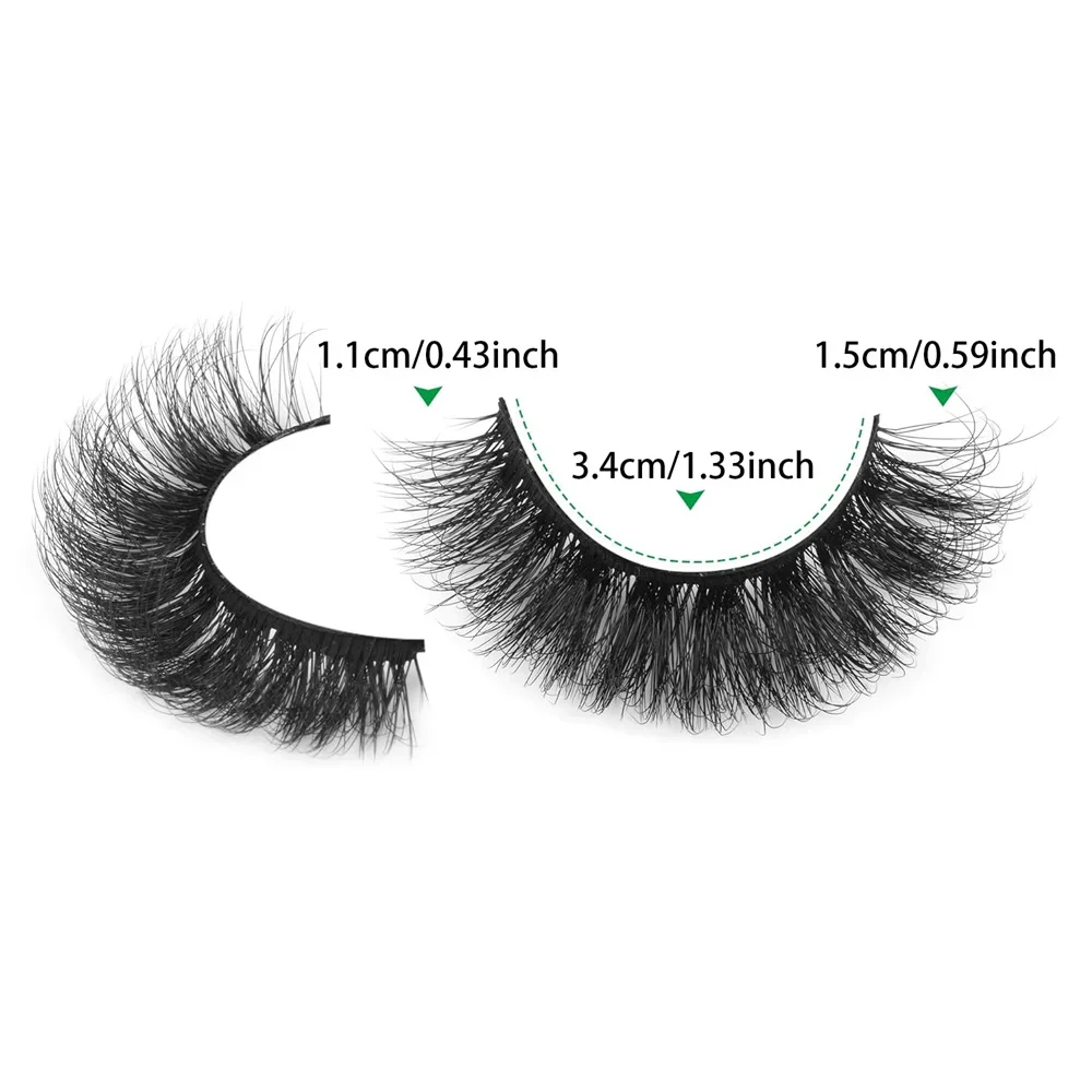 14 Pairs Natural Look Faux Min - Eyelash Extension Volume Cat Eye のレビューと価格