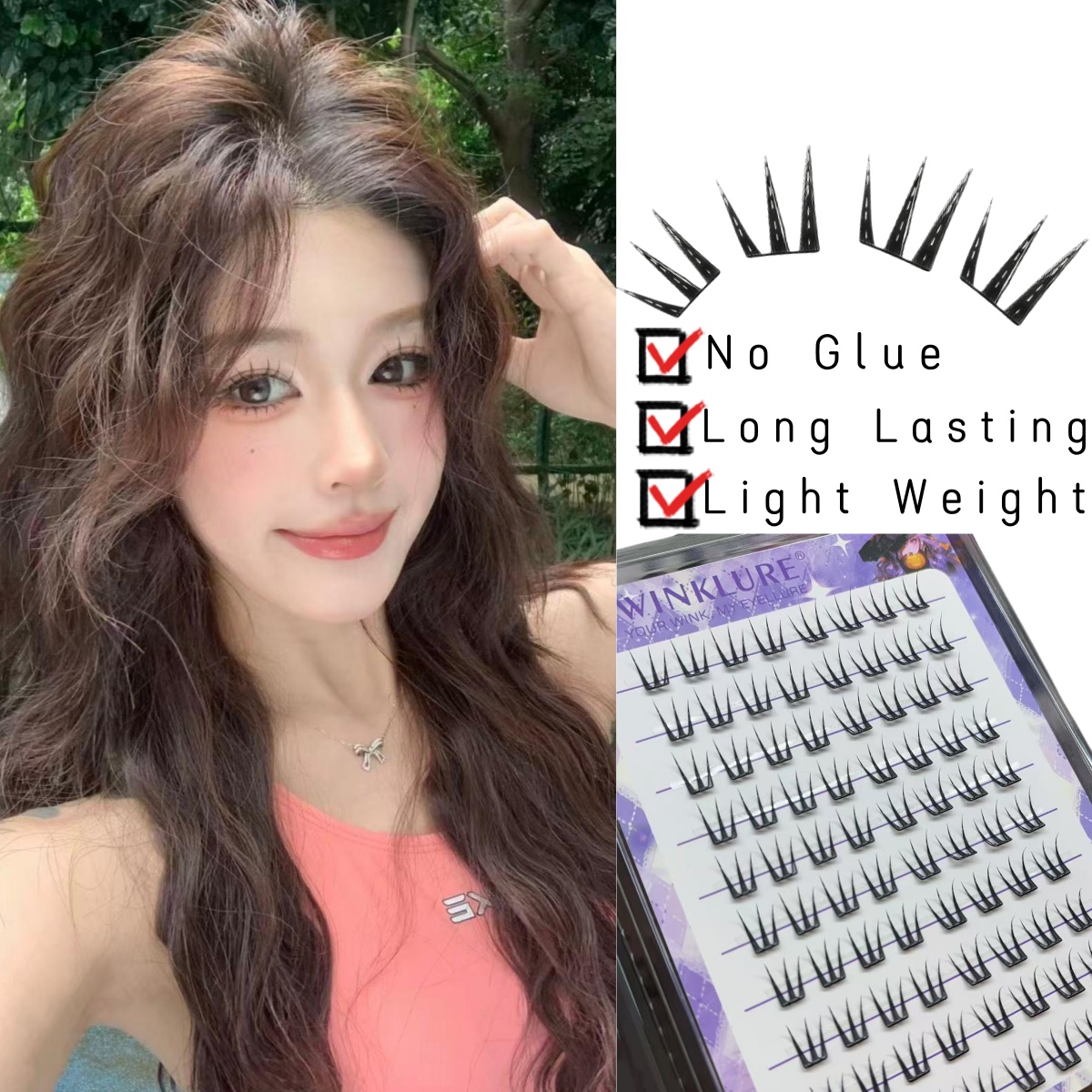 WINKLURE  No-Gule Fairy False  - Eyelash Extension No 10 のレビューと価格