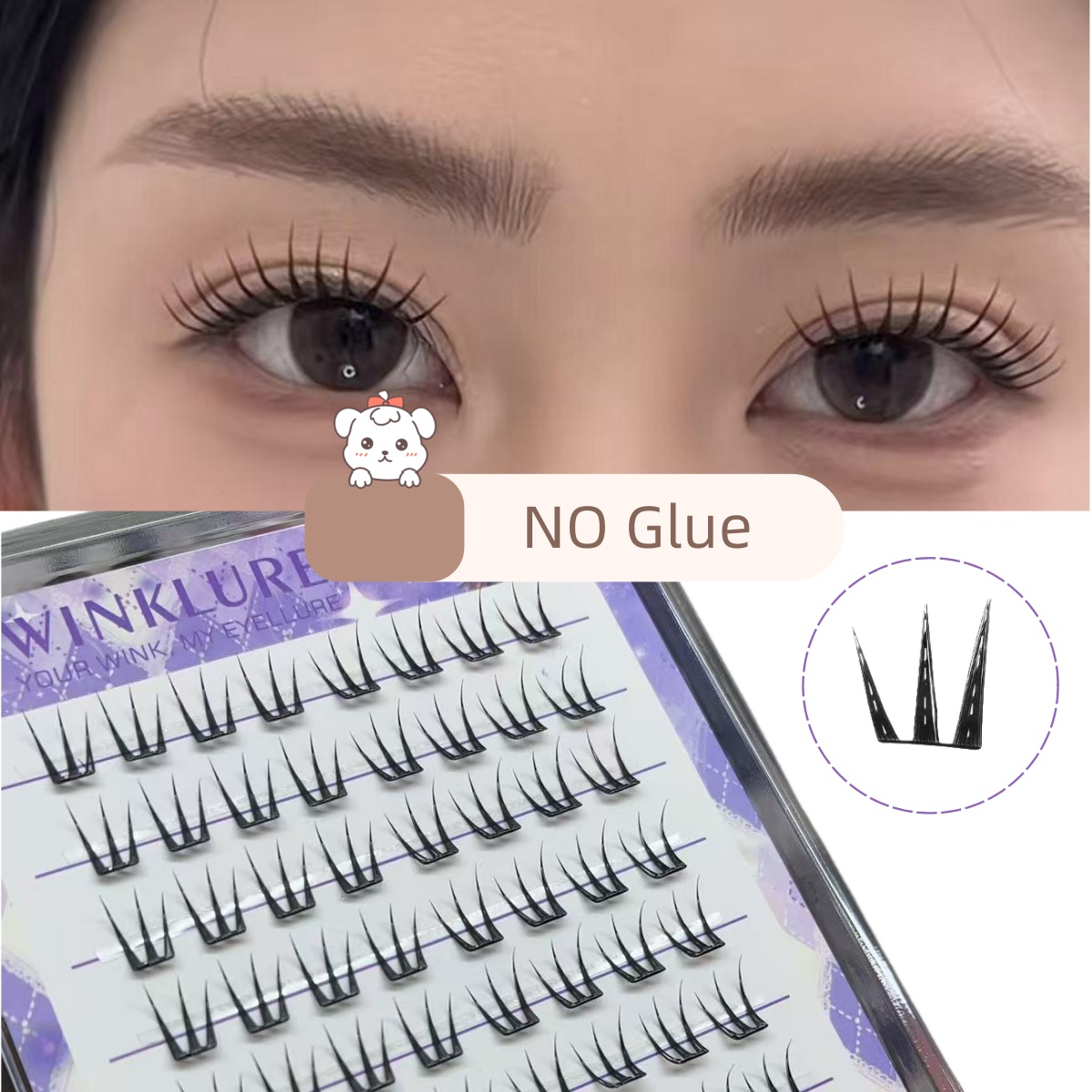 WINKLURE  No-Gule Fairy False  - Eyelash Extension No 10 のレビューと価格
