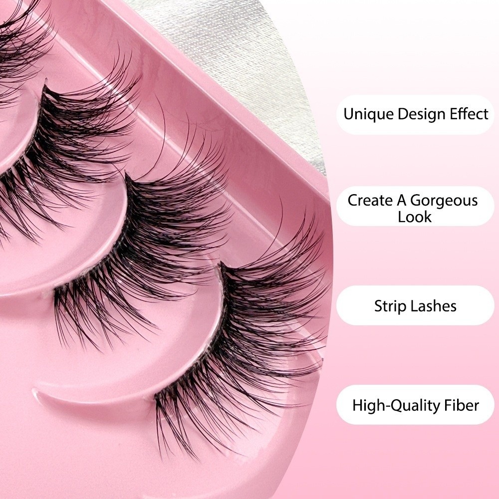 10Pairs Reusable 3D Dramatic F - Eyelash Extension Volume Cat Eye のレビューと価格