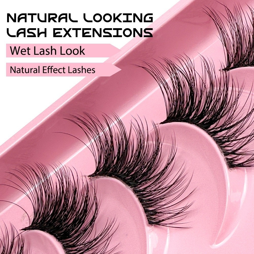 10Pairs Reusable 3D Dramatic F - Eyelash Extension Volume Cat Eye のレビューと価格