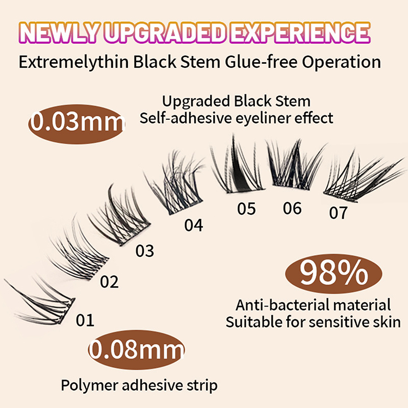 100-160Cluster Eyelash Extensi - Eyelash Extension No 10 のレビューと価格