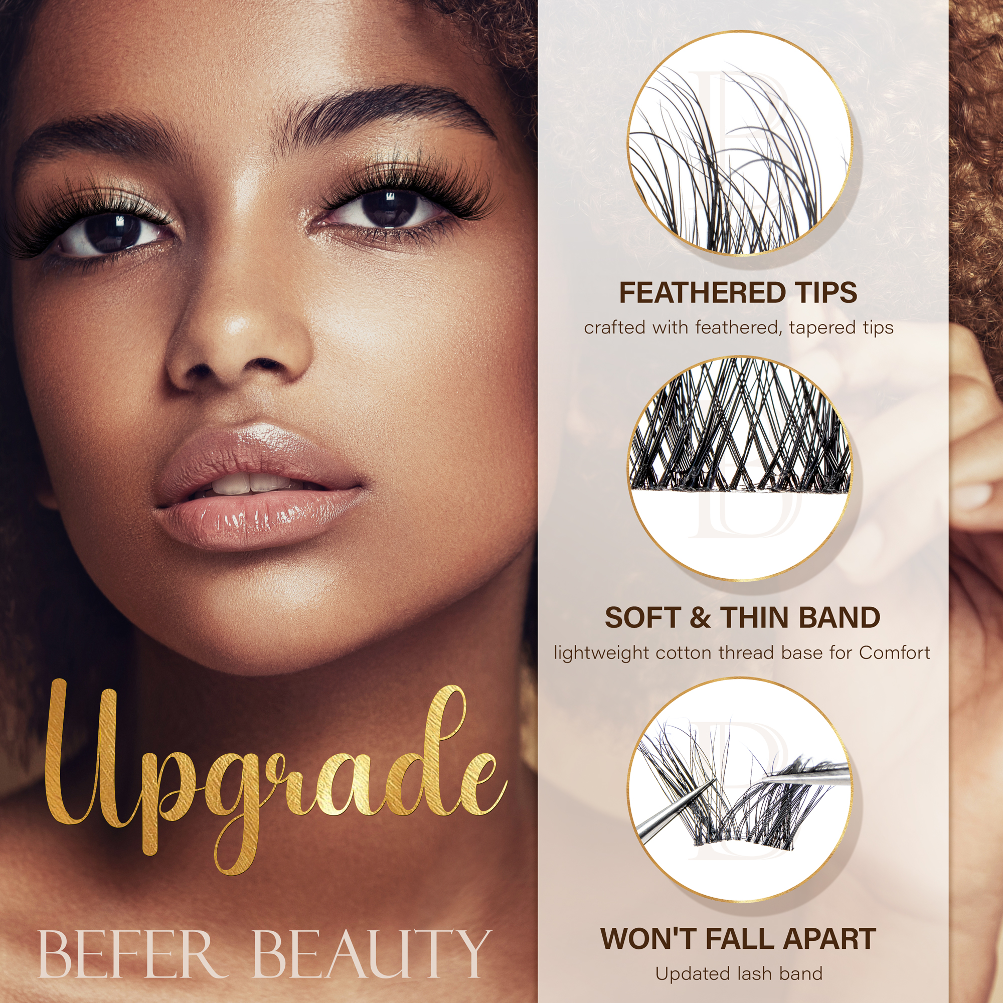 Befer Lash Clusters Kit False  - Eyelash Extension Volume のレビューと価格