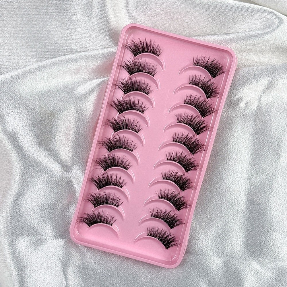 10Pairs New 3D Dramatic False  - Eyelash Extension Volume Cat Eye のレビューと価格