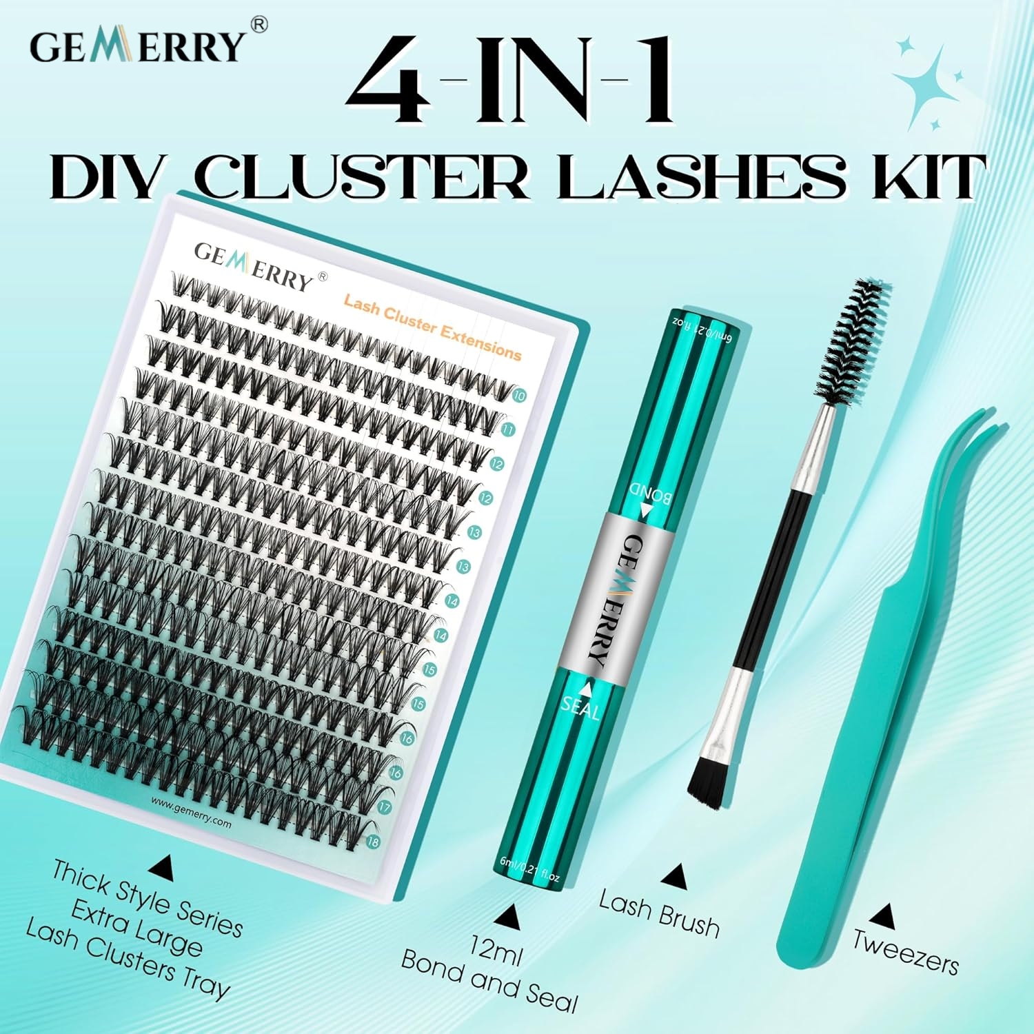 GEMERRY Heat Cluster Individua - Eyelash Extension Volume のレビューと価格
