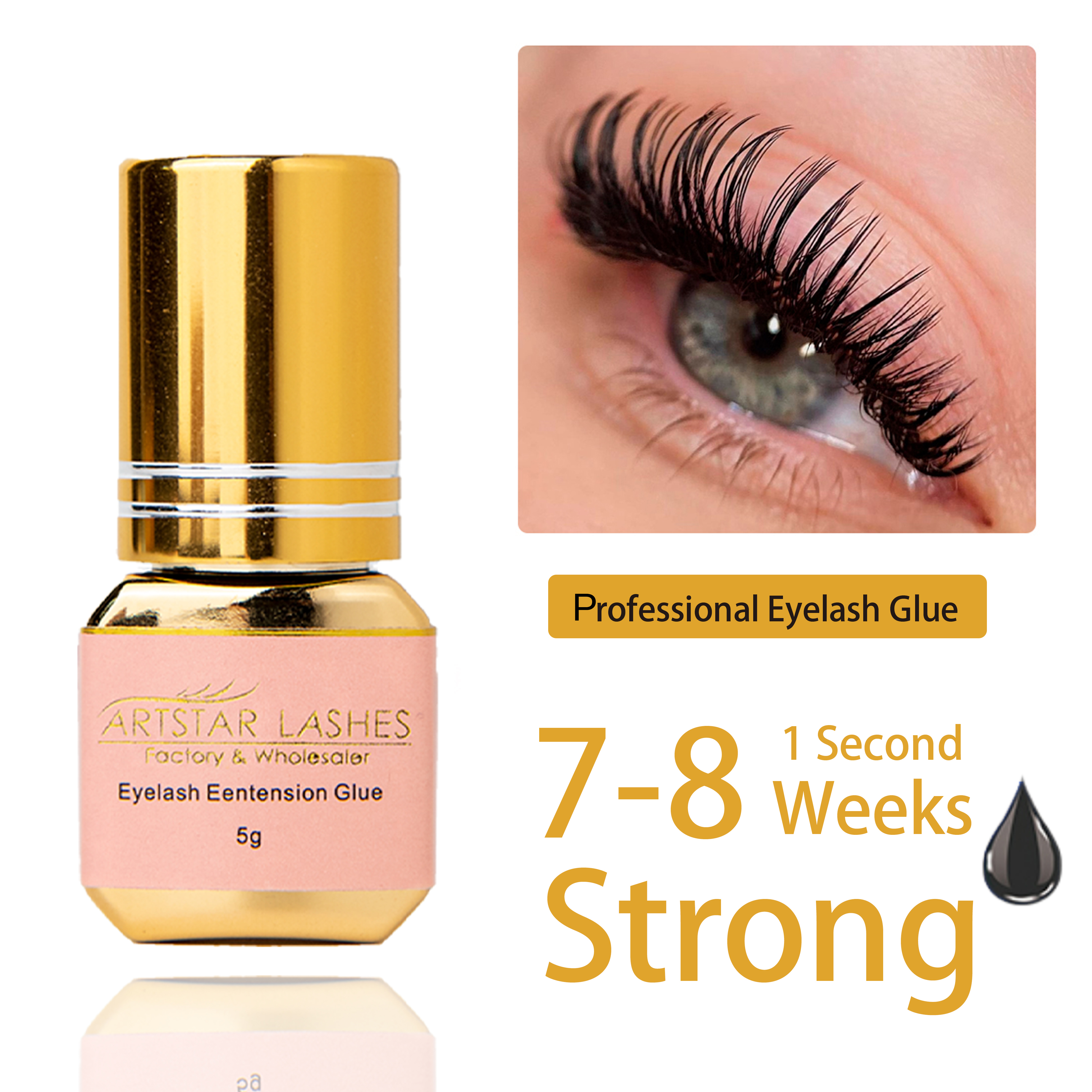 ARTSTAR 5ml Eyelash Glue Exten - Eyelash Extension Uv Glue のレビューと価格