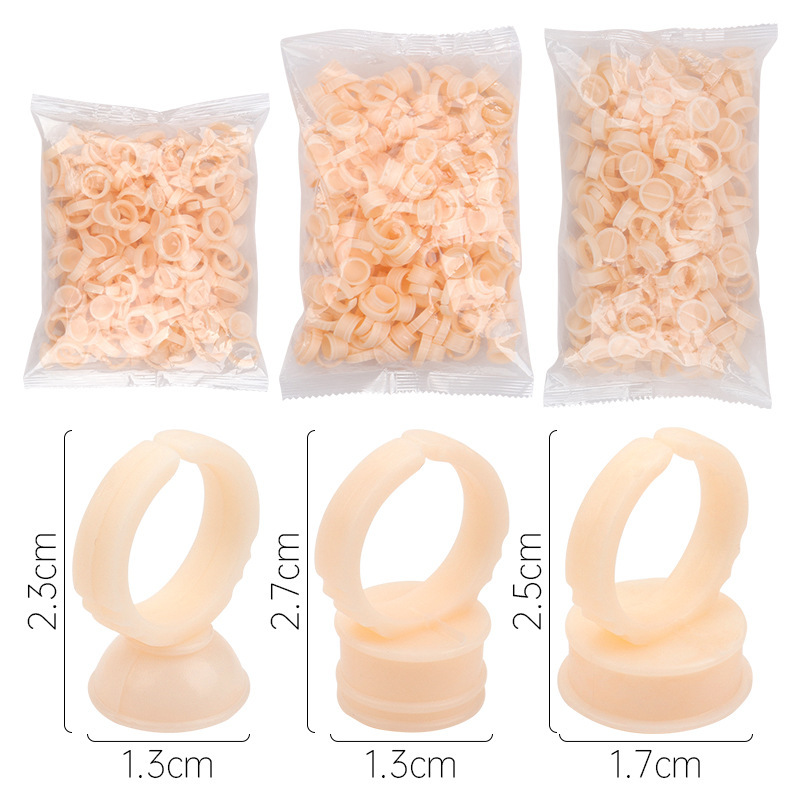 100pcs Disposable Soft Silicon - Eyelash Extension Permanent のレビューと価格