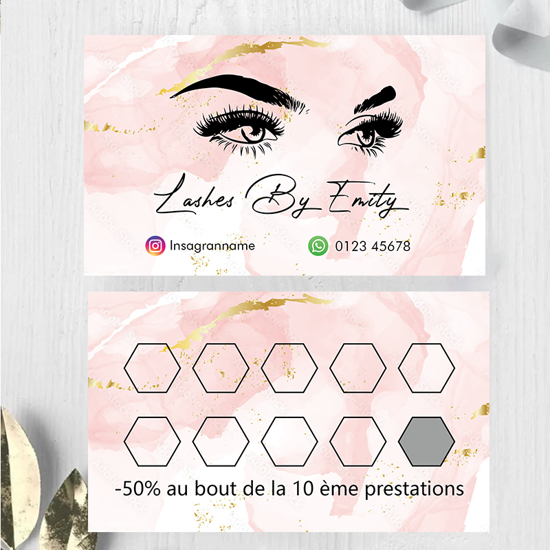 Custom Lash Extensions instruc - Eyelash Extension Logo Design のレビューと価格