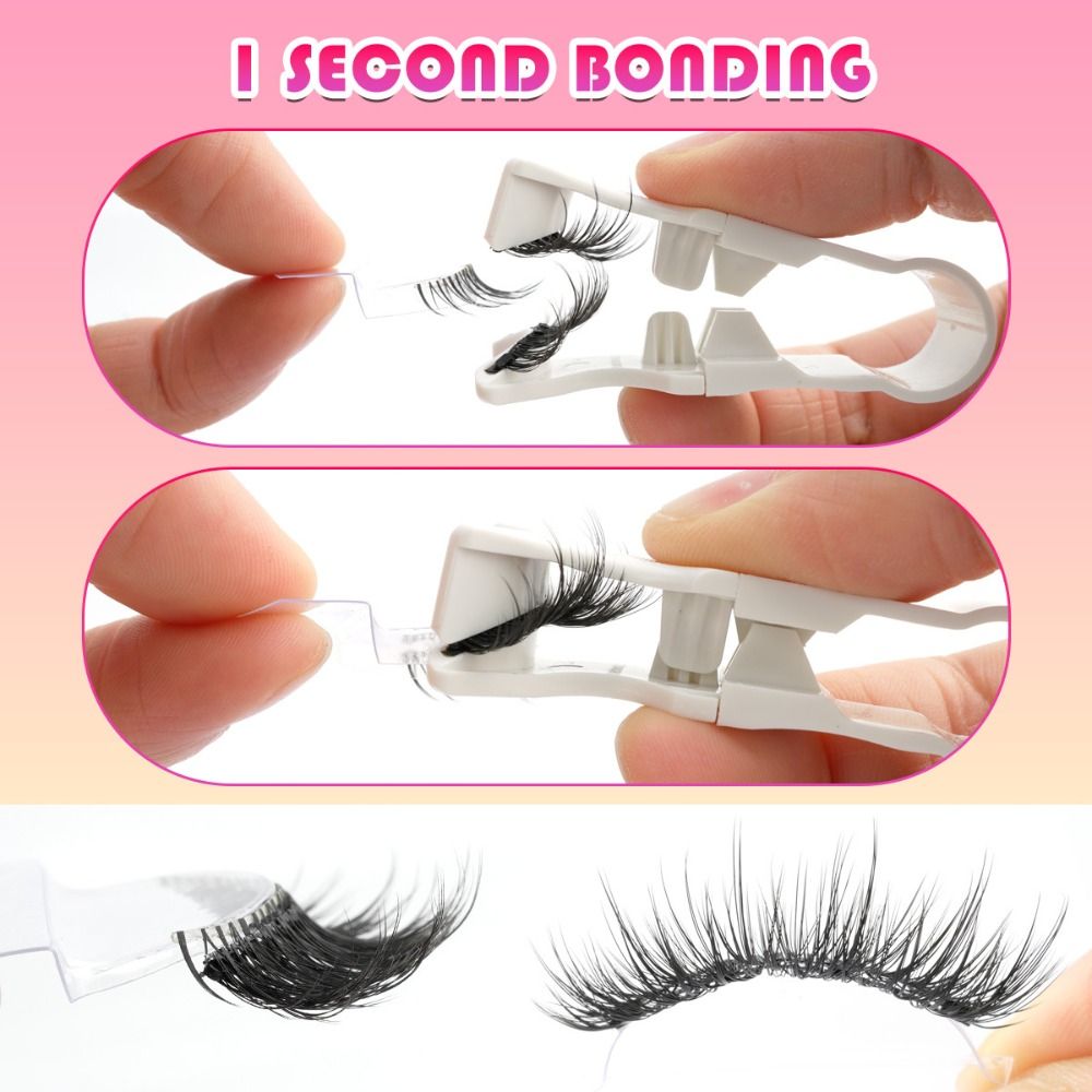 Reusable Magnetic Eyelashes Lo - Eyelash Extension Uv Glue のレビューと価格