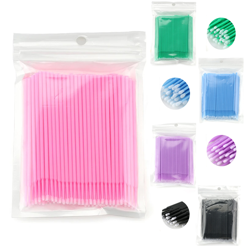 50/100PCS Disposable Micro Bru - Eyelash Extension Eyeliner のレビューと価格