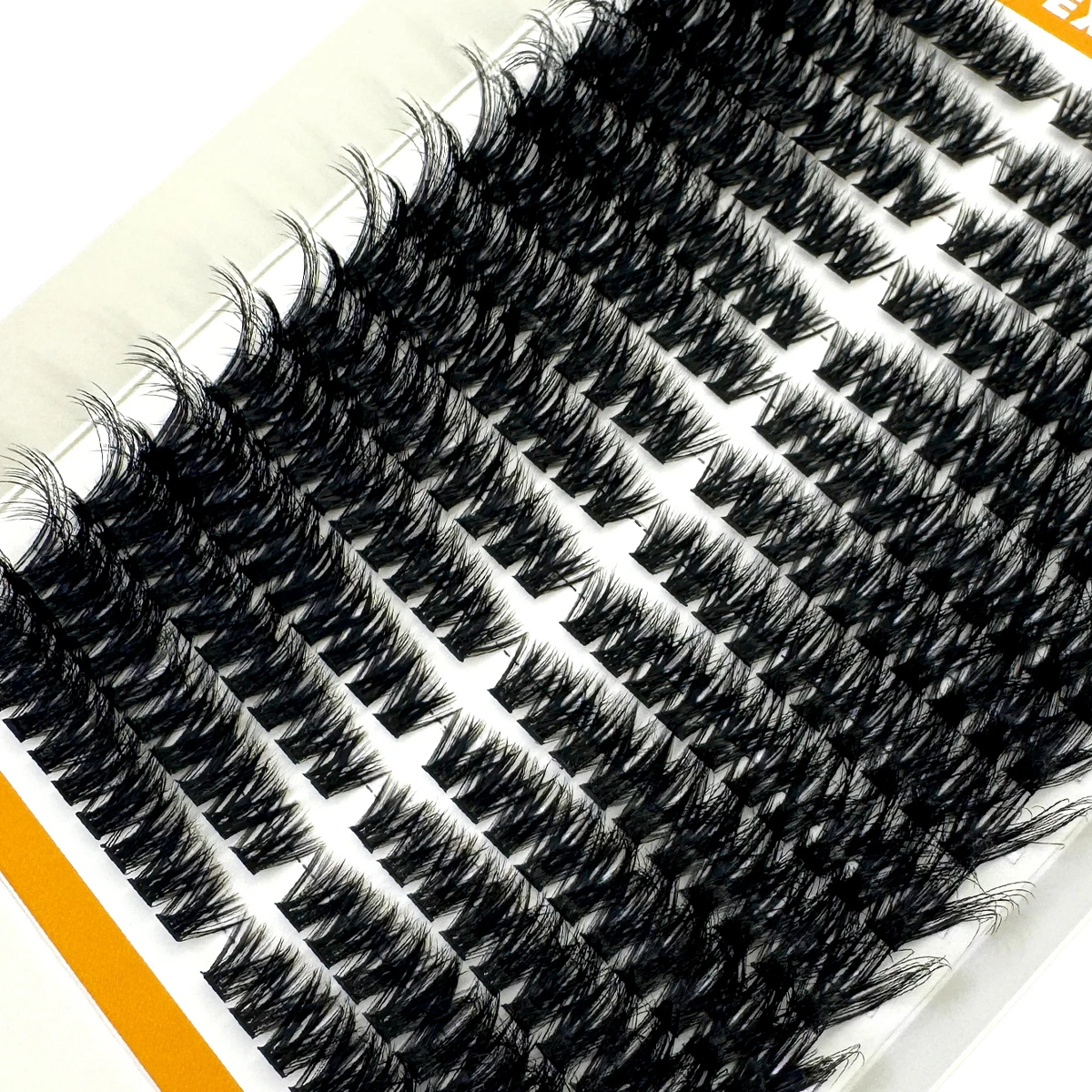 AMSDCN  80D Fluffy Lash Cluste - Eyelash Extension Volume Cat Eye のレビューと価格