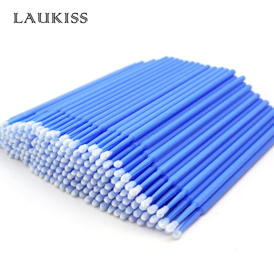 100pcs Micro make up brushes E - Eyelash Extension Eyeliner のレビューと価格