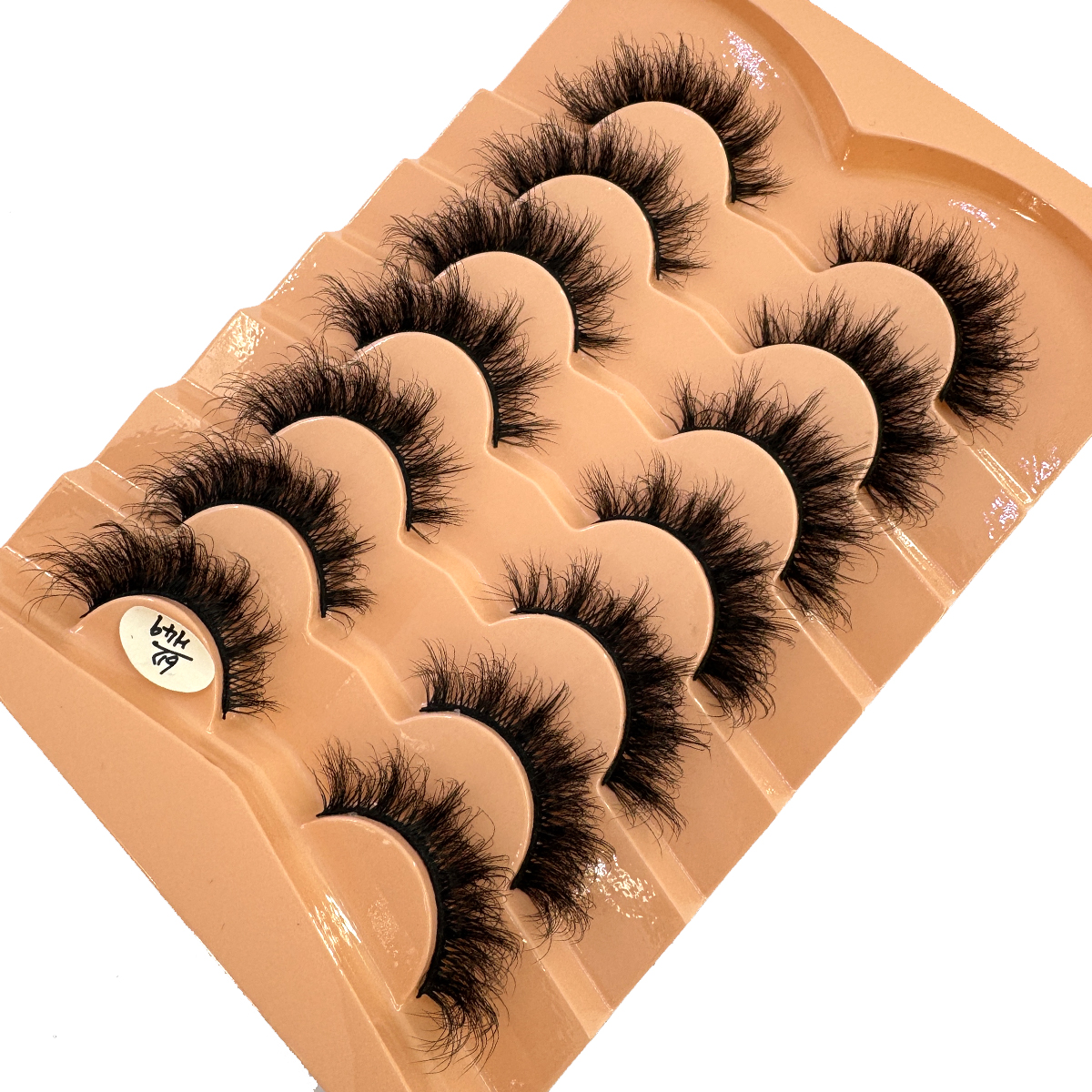 7 Pairs Faux Mink Lashes Fluff - Eyelash Extension Volume Cat Eye のレビューと価格