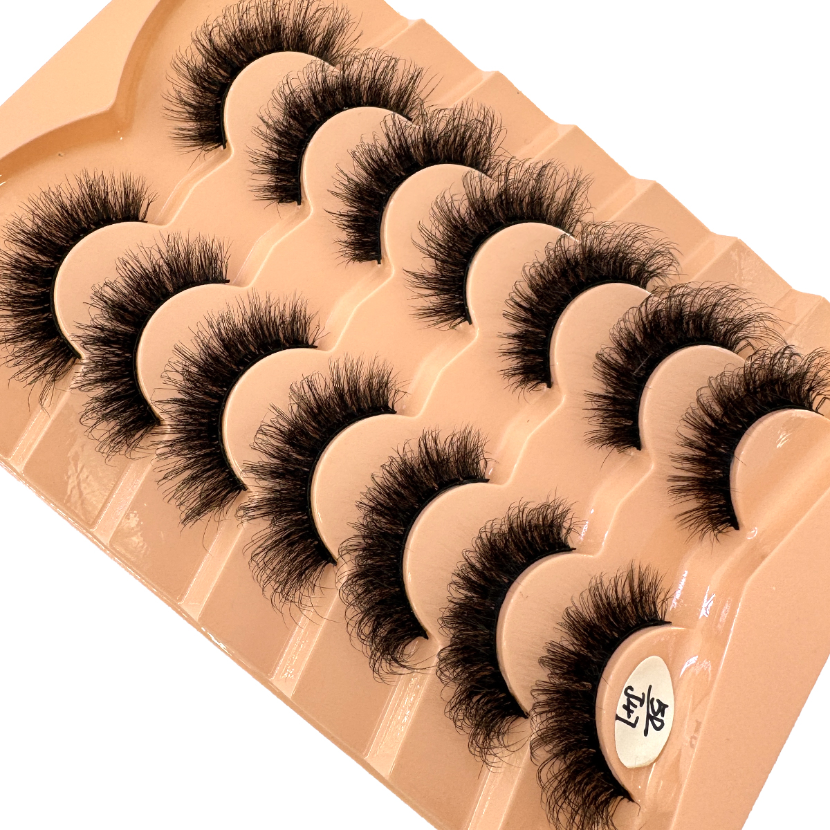 7 Pairs Faux Mink Lashes Fluff - Eyelash Extension Volume Cat Eye のレビューと価格