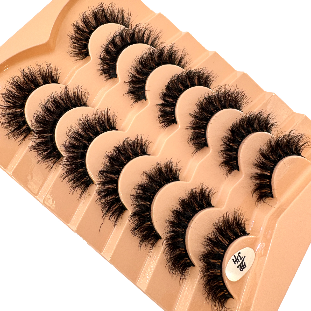 7 Pairs Faux Mink Lashes Fluff - Eyelash Extension Volume Cat Eye のレビューと価格
