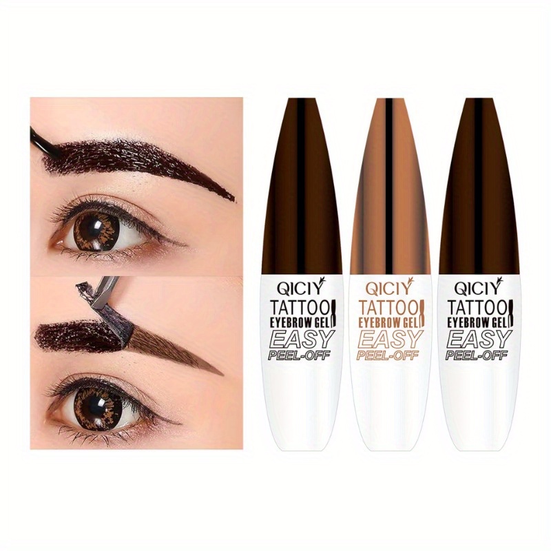 3D Peel-off Eyebrow Gel Tint W - Eyelash Extension Eyeliner のレビューと価格