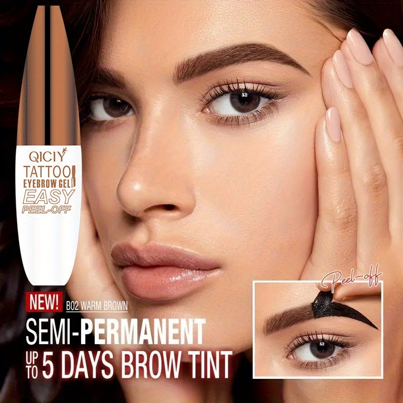 3D Peel-off Eyebrow Gel Tint W - Eyelash Extension Eyeliner のレビューと価格