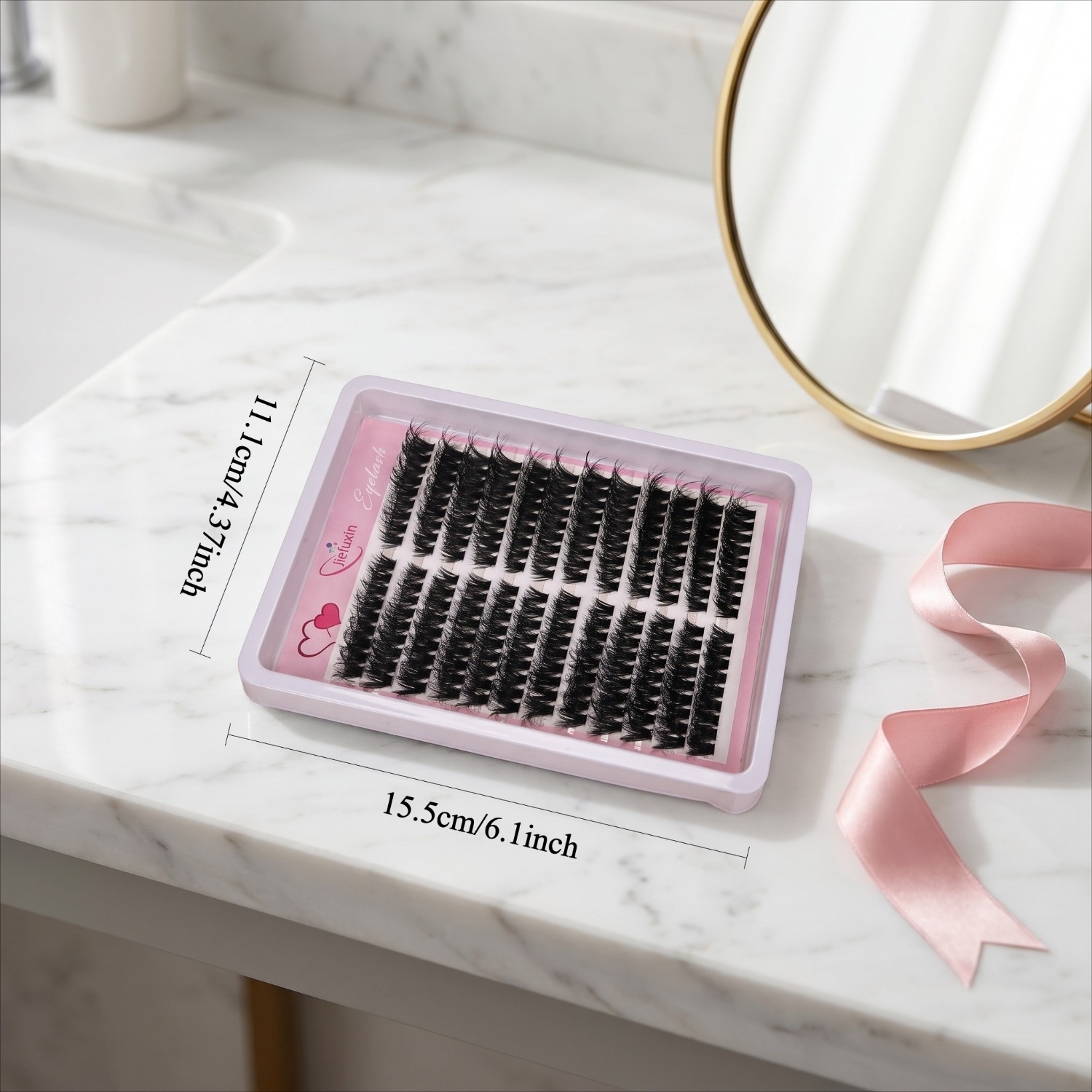 Fluffy Volume Cluster Lashes C - Eyelash Extension Volume Cat Eye のレビューと価格