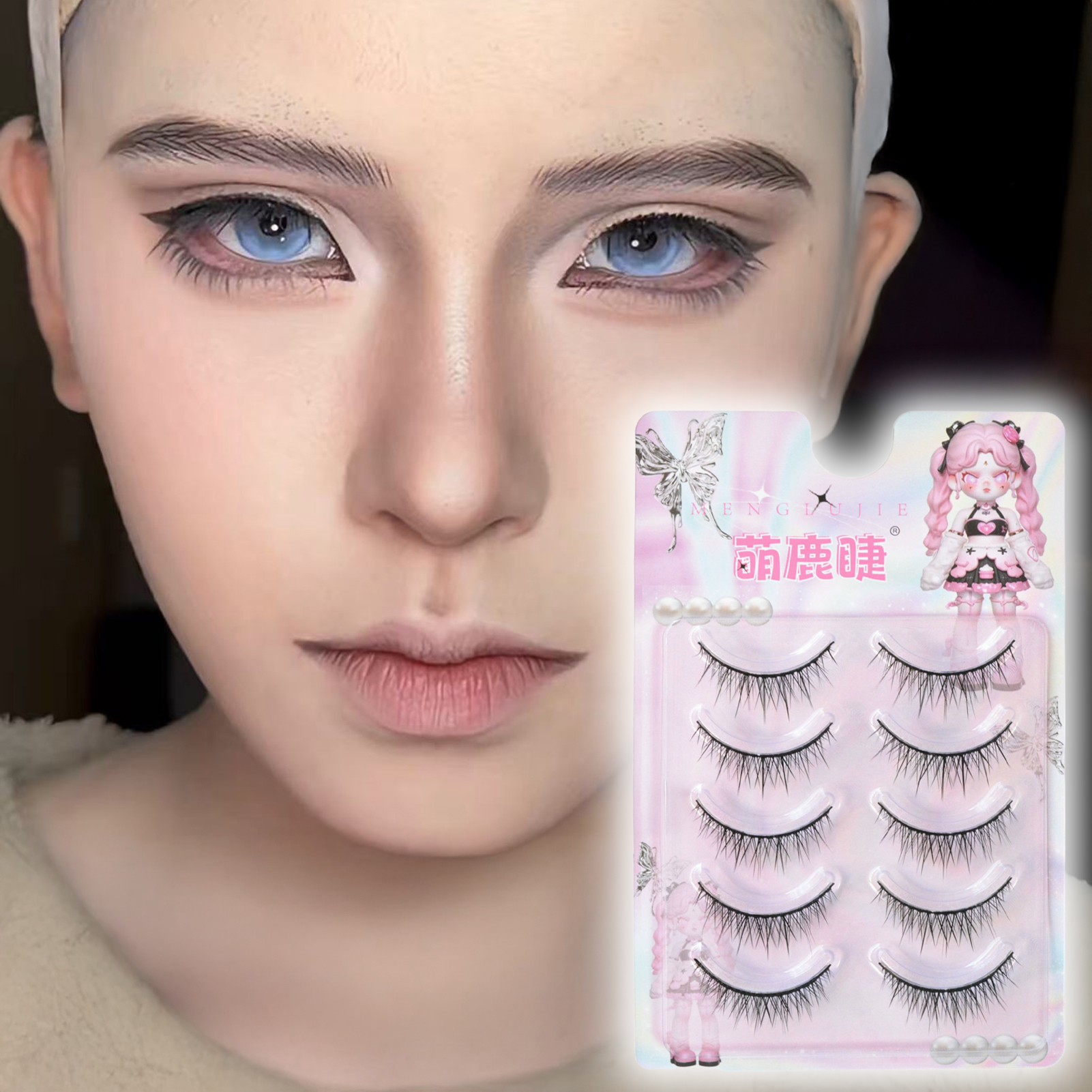 Strips False Eyelashes Full St - Eyelash Extension Anime のレビューと価格