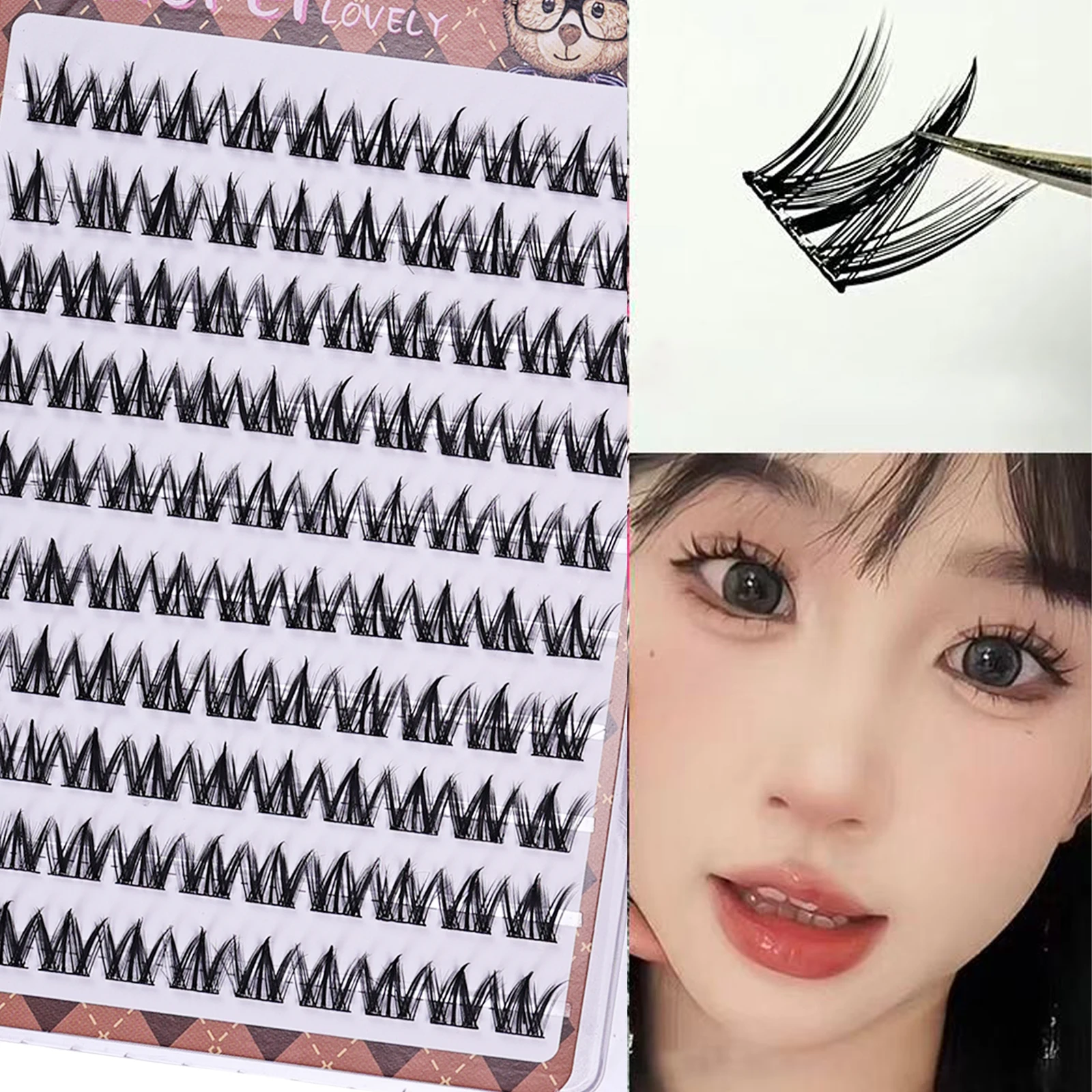 Glue-free Thick Natural Curlin - Eyelash Extension Uv Glue のレビューと価格