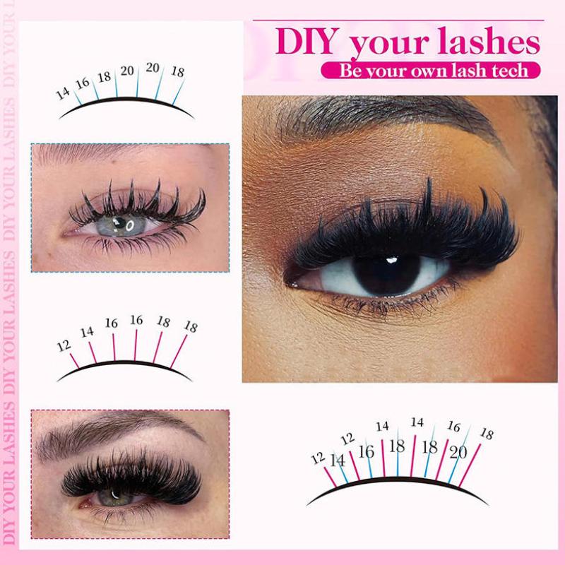 Volume Lash Clusters Mink Wisp - Eyelash Extension Volume のレビューと価格