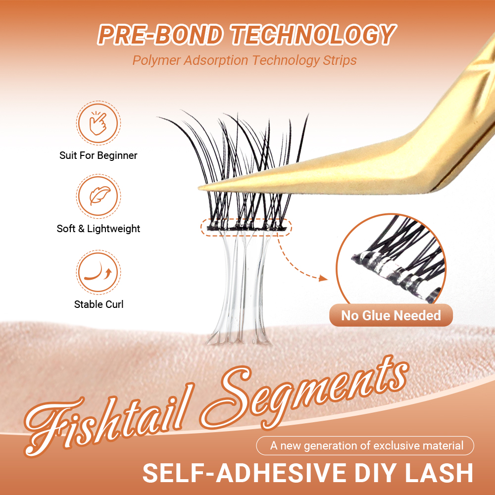Lashtalk Fishtail Segments Las - Eyelash Extension No 10 のレビューと価格