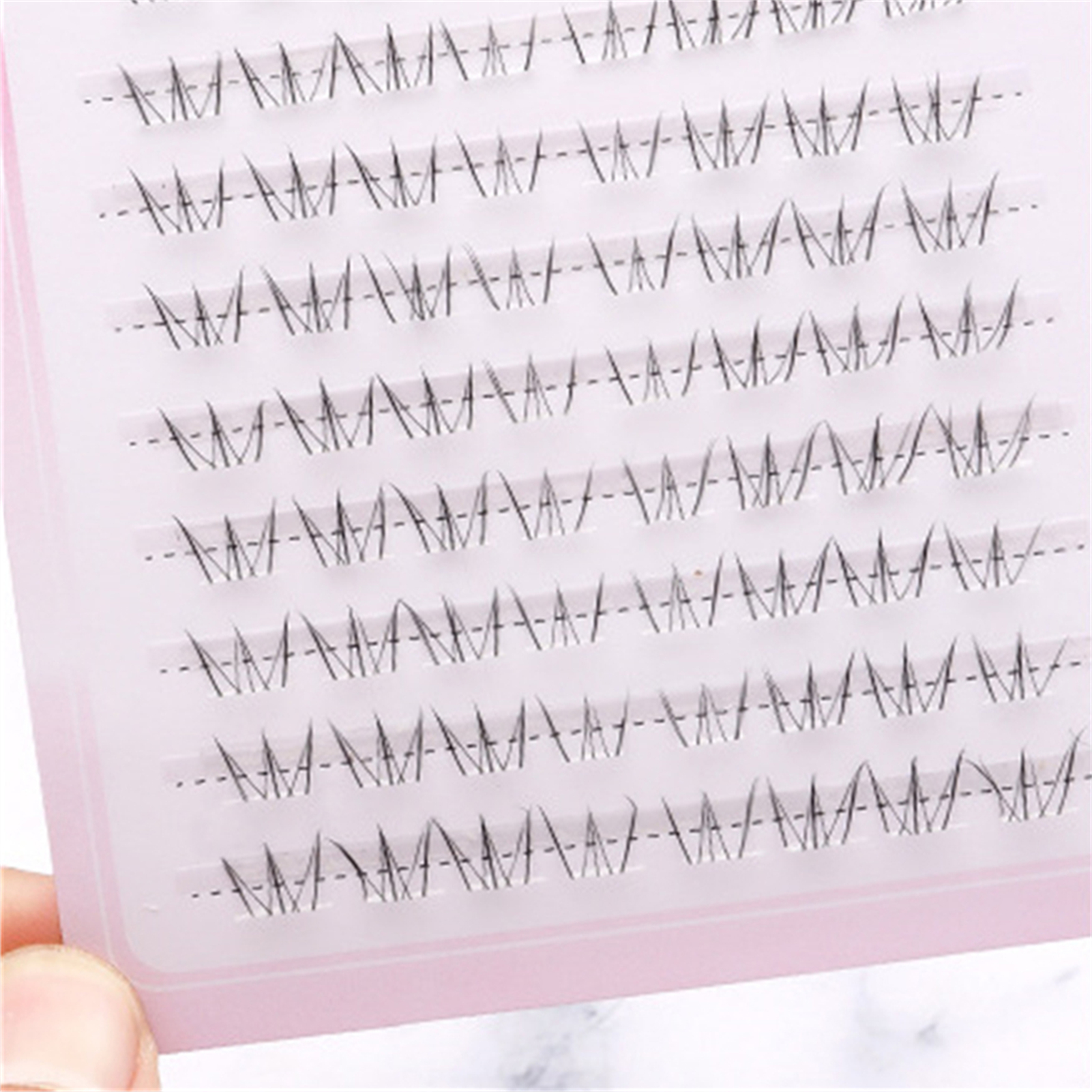 10rows Cat Eye Anime Lower Fal - Eyelash Extension Volume Cat Eye のレビューと価格
