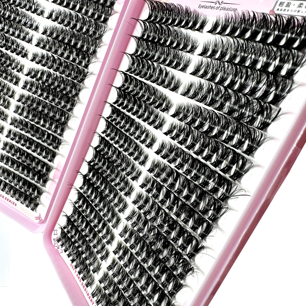 10/32Rows Fluffy Lash Clusters - Eyelash Extension Volume Cat Eye のレビューと価格