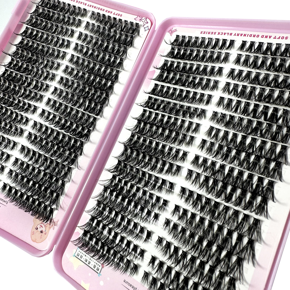 10/32Rows Fluffy Lash Clusters - Eyelash Extension Volume Cat Eye のレビューと価格