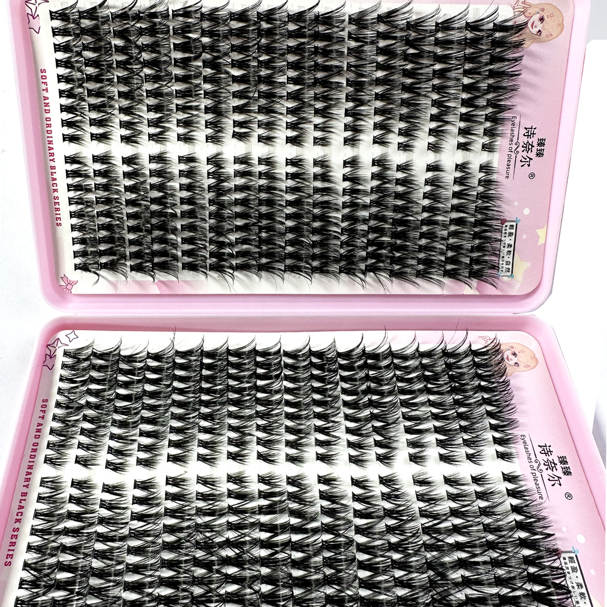 10/32Rows Fluffy Lash Clusters - Eyelash Extension Volume Cat Eye のレビューと価格