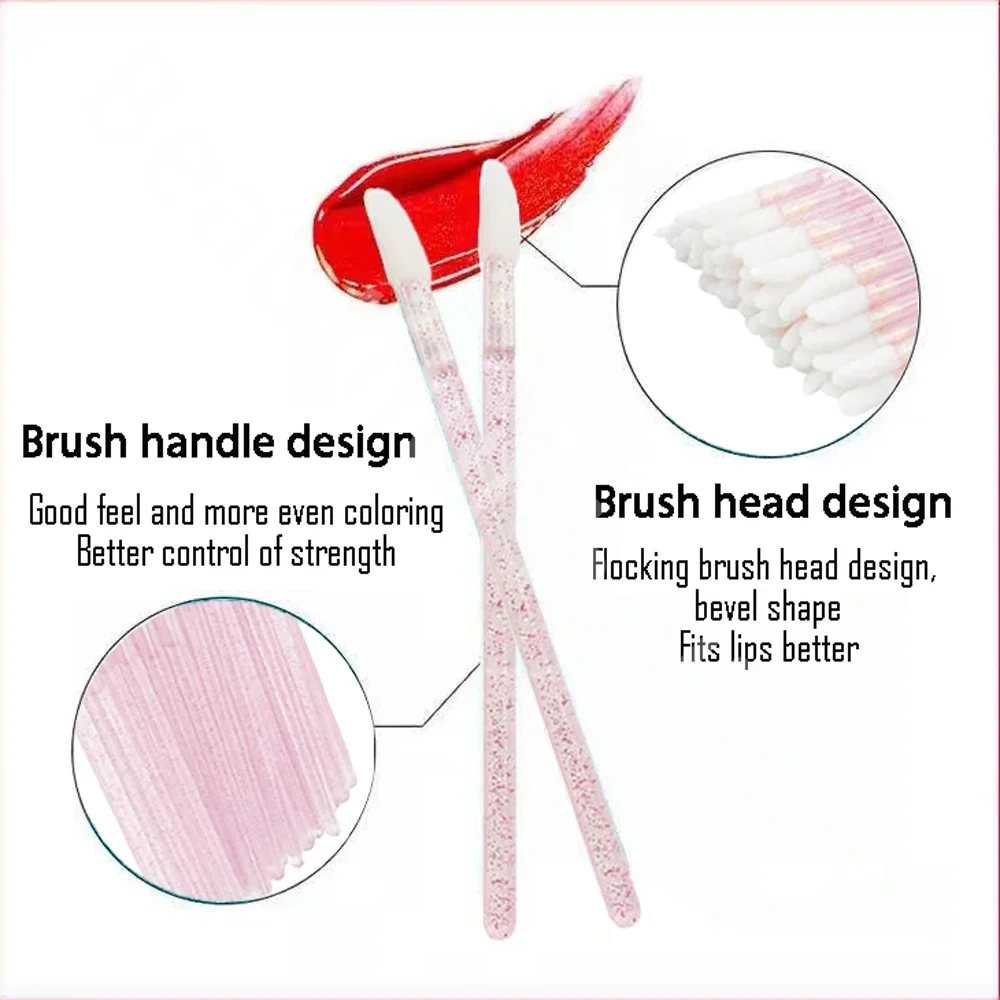 500PCS Disposable Lip Brush Ma - Eyelash Extension Eyeliner のレビューと価格