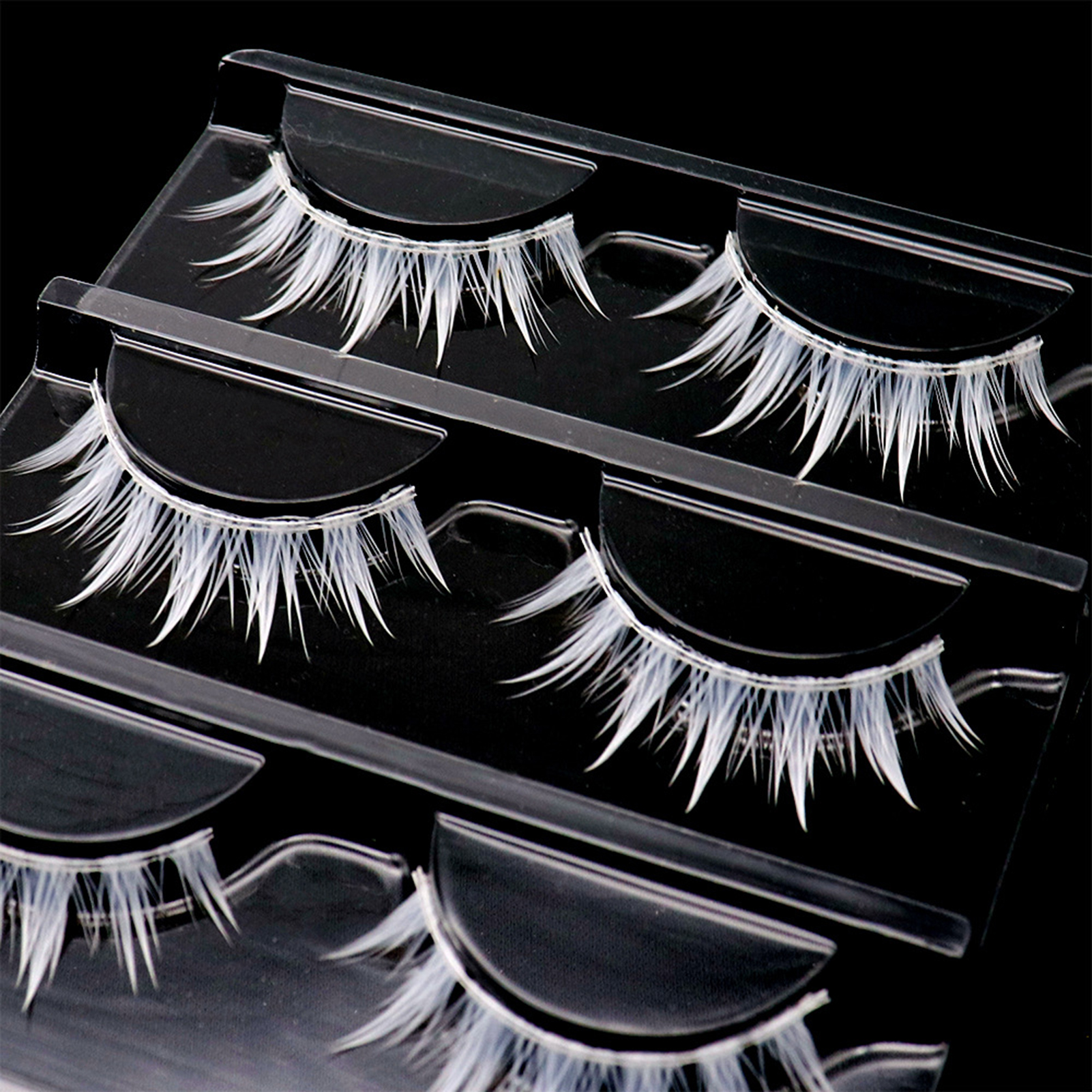 Manga lashes Cosplay White Fal - Eyelash Extension Anime のレビューと価格