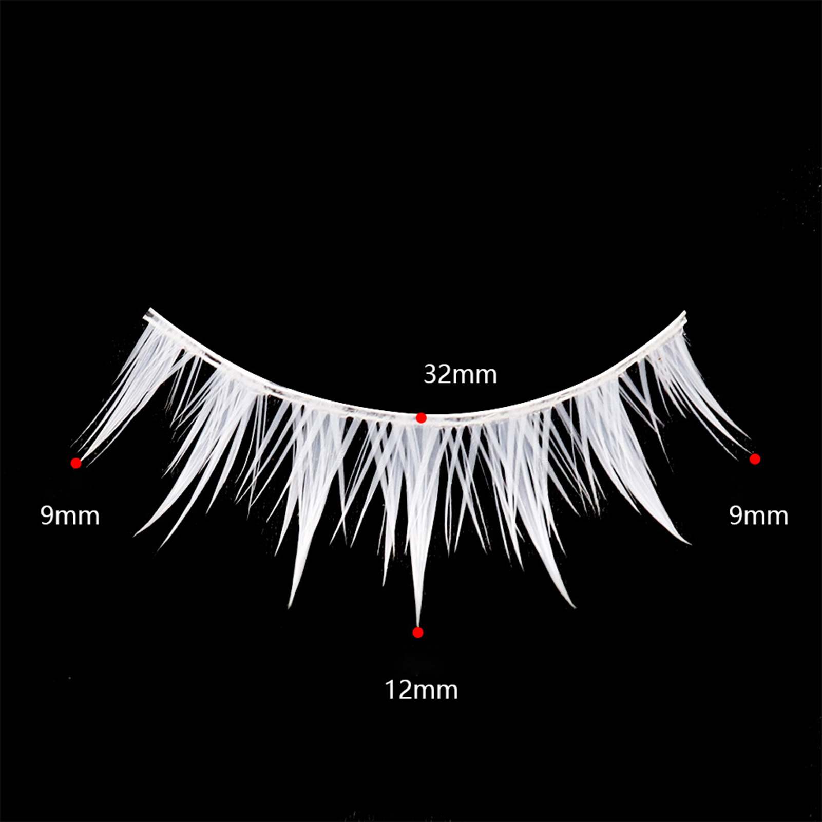 Manga lashes Cosplay White Fal - Eyelash Extension Anime のレビューと価格