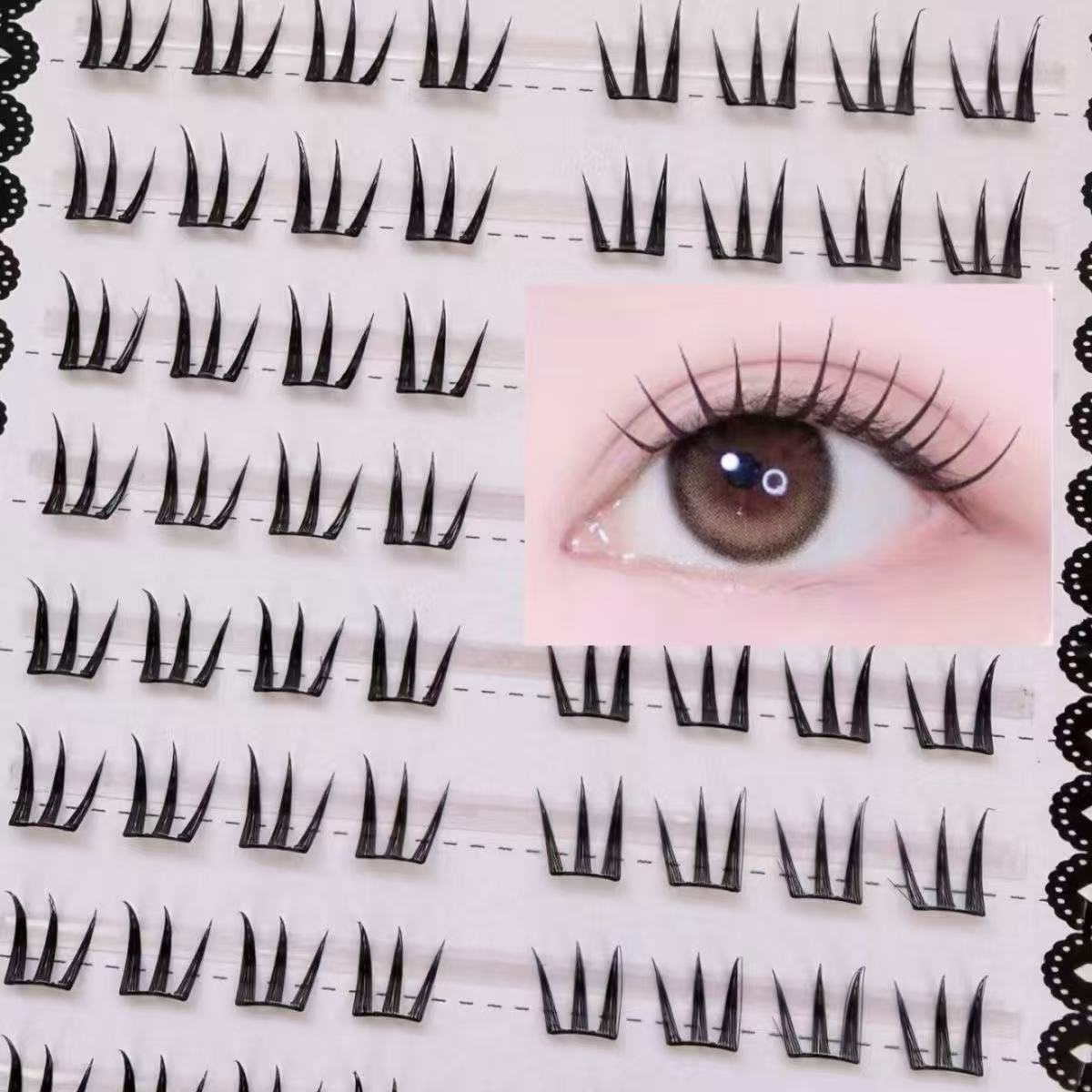WINKLURE 80 Cluster No-Gule Fa - Eyelash Extension No 10 のレビューと価格