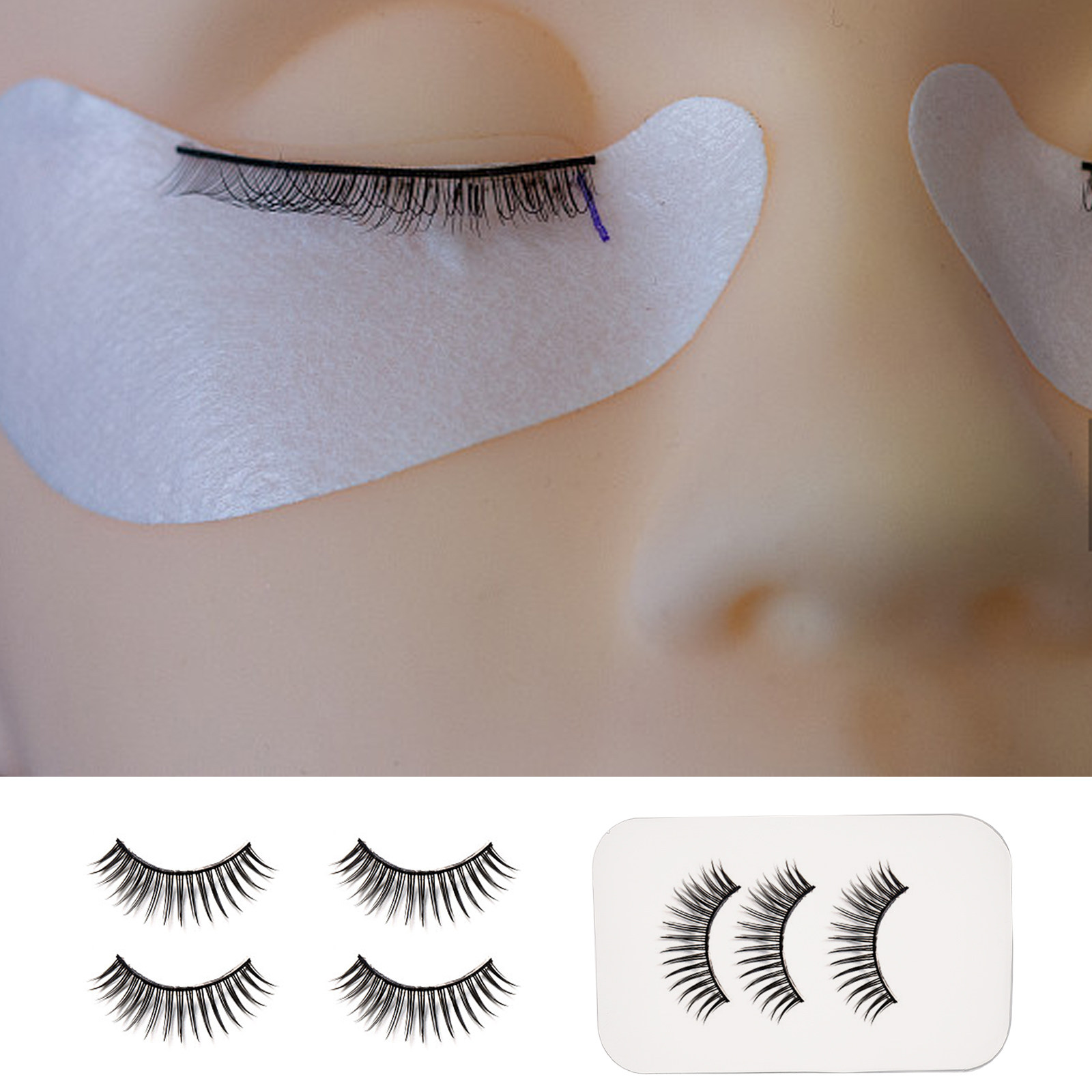 4Pcs False Eyelash Tools Silic - Eyelash Extension Process のレビューと価格