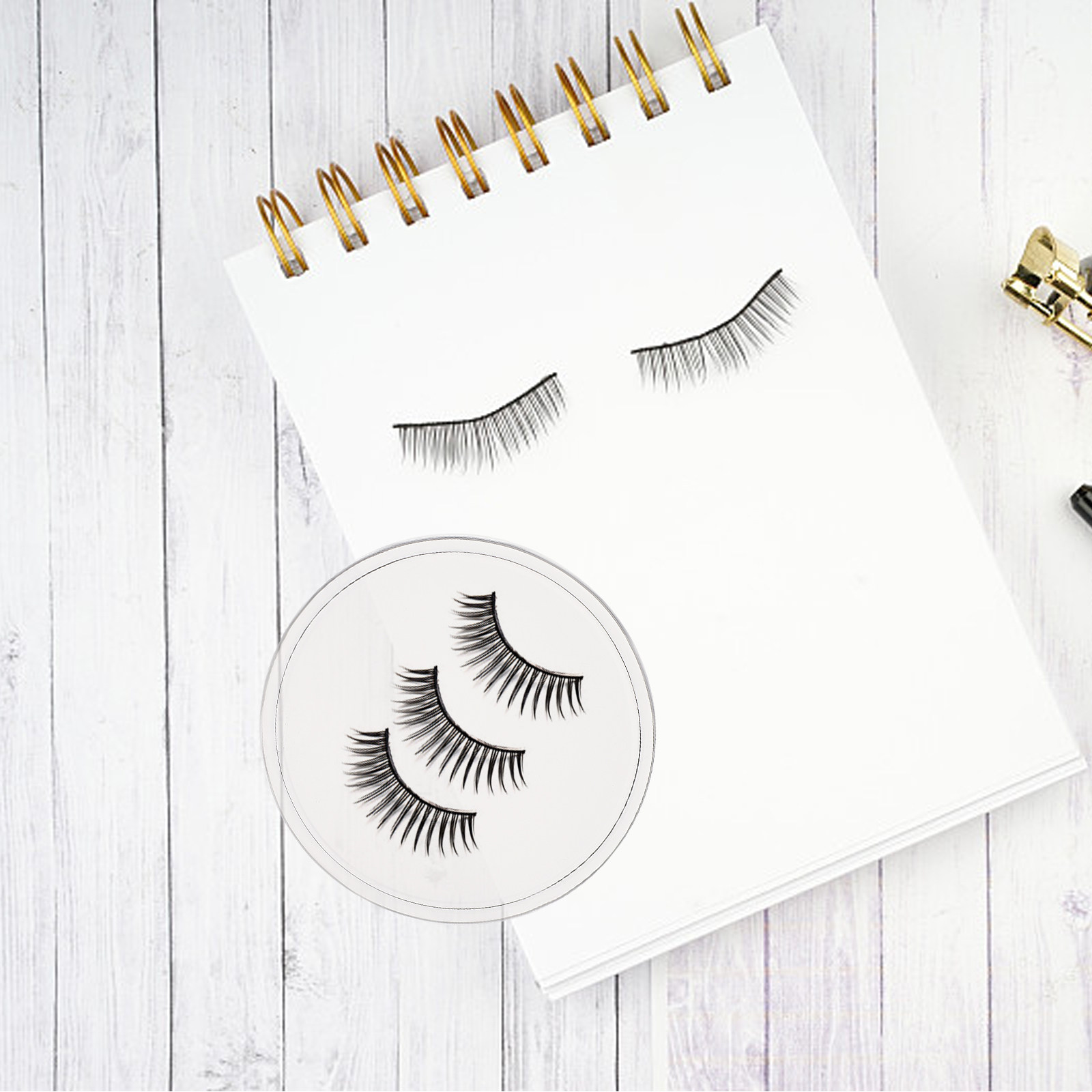 4Pcs False Eyelash Tools Silic - Eyelash Extension Process のレビューと価格