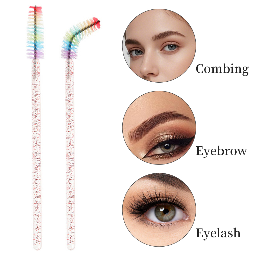 50PCS Rainbow Crystal Eyelash  - Eyelash Extension Repair のレビューと価格