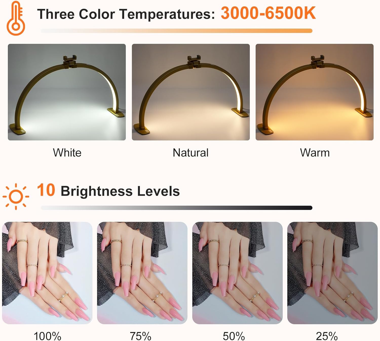 29IN Folding Half-Moon LED Lam - Eyelash Extension No 10 のレビューと価格